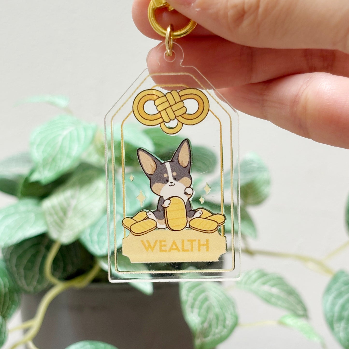 Acrylic Japanese Style Protective Charms | Omamori
