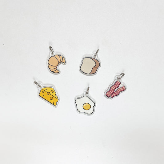 Breakfast Food Accessory Charm/Keyring/Dog Tags