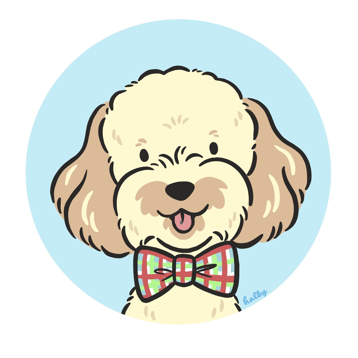 Custom Digital Chibi Pet Illustration