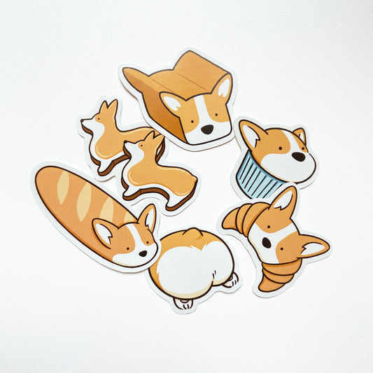 Corgis Bakery Sticker Pack