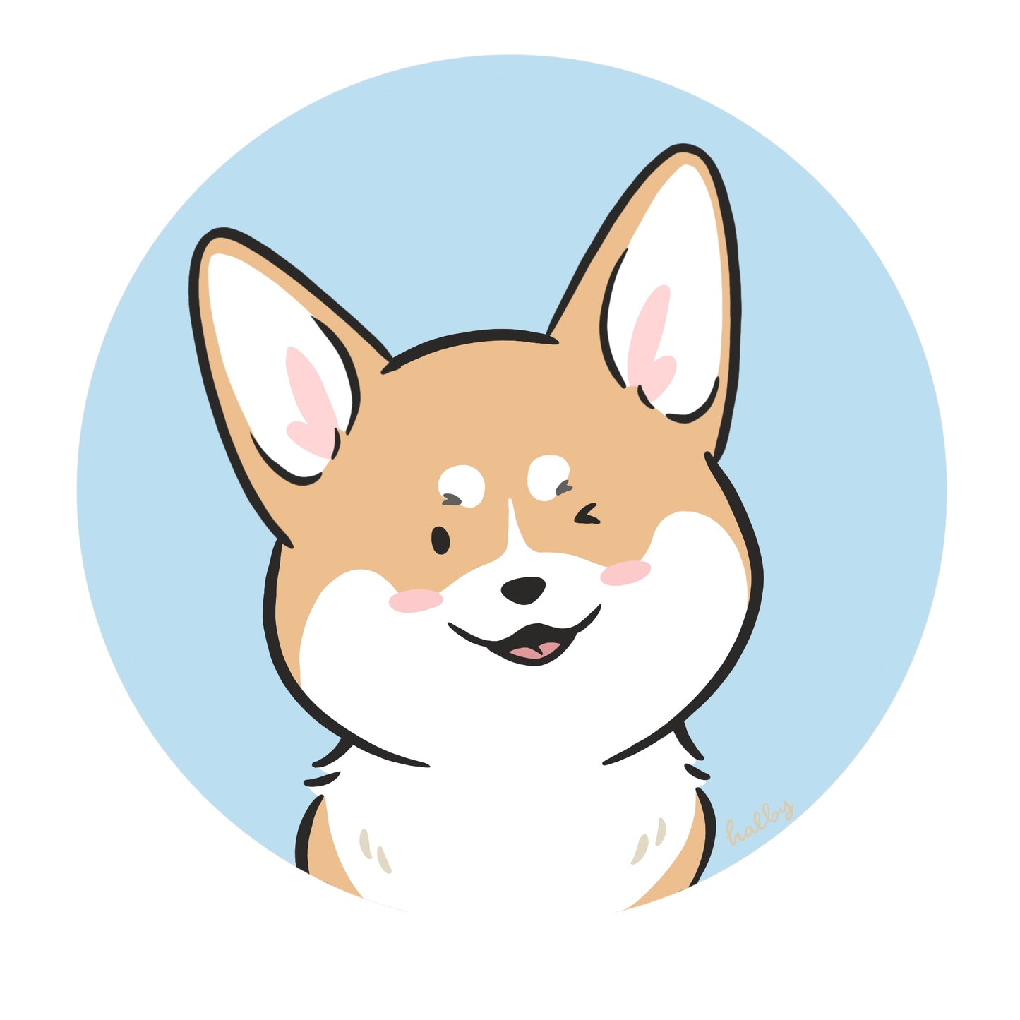 Custom Digital Chibi Pet Illustration