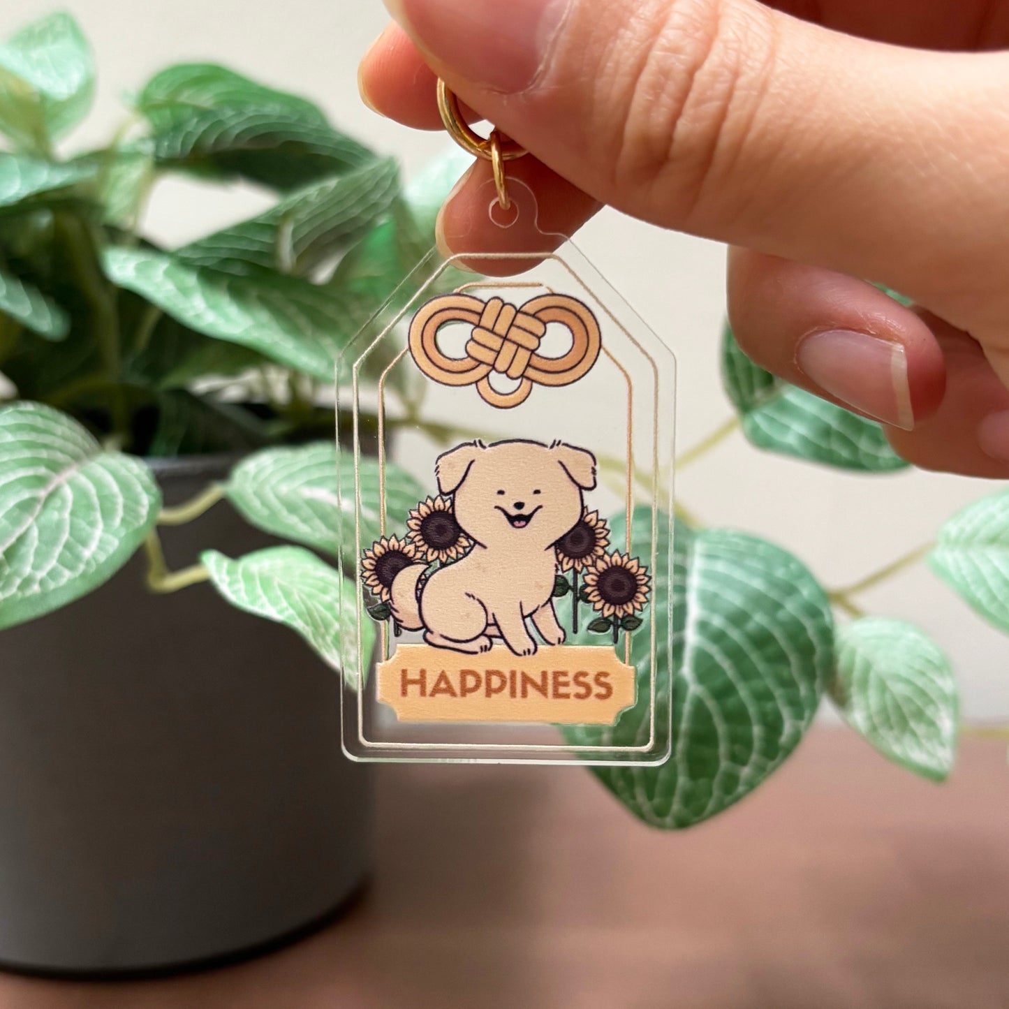 Acrylic Japanese Style Protective Charms | Omamori