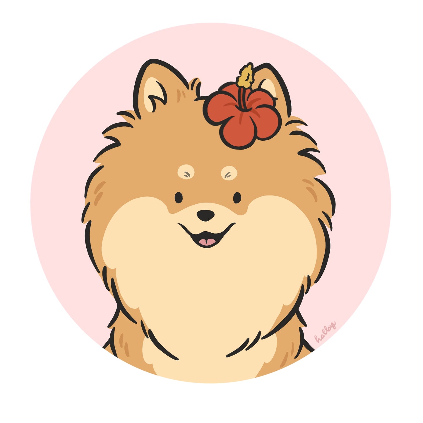 Custom Digital Chibi Pet Illustration