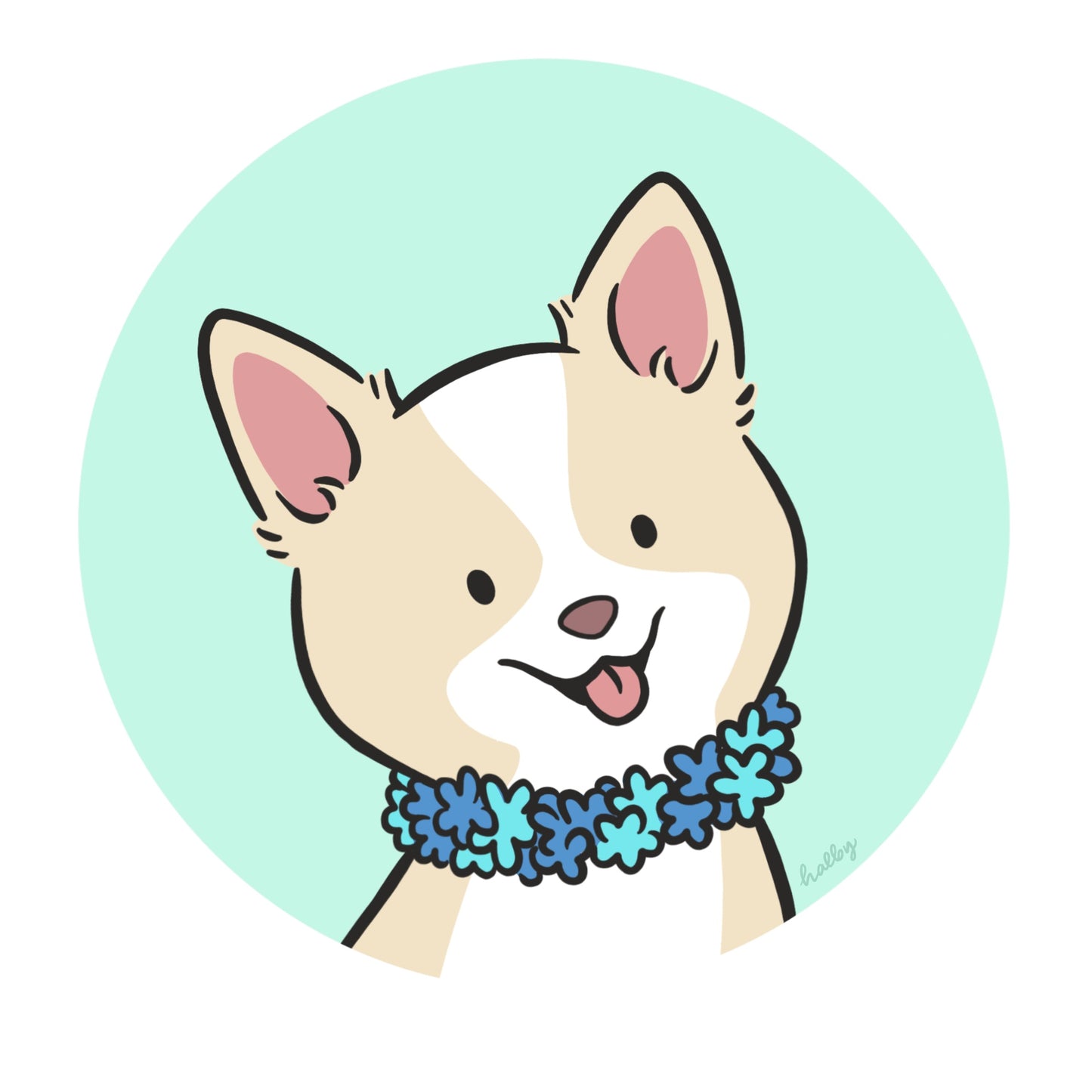 Custom Digital Chibi Pet Illustration