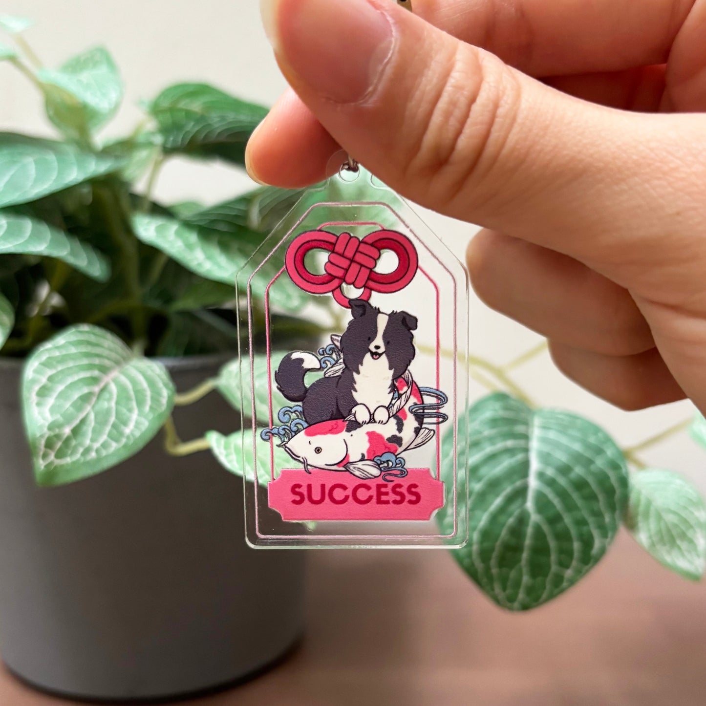 Acrylic Japanese Style Protective Charms | Omamori