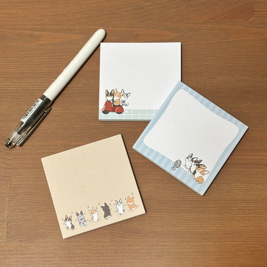 Corgi Memo Pads (Not Sticky)