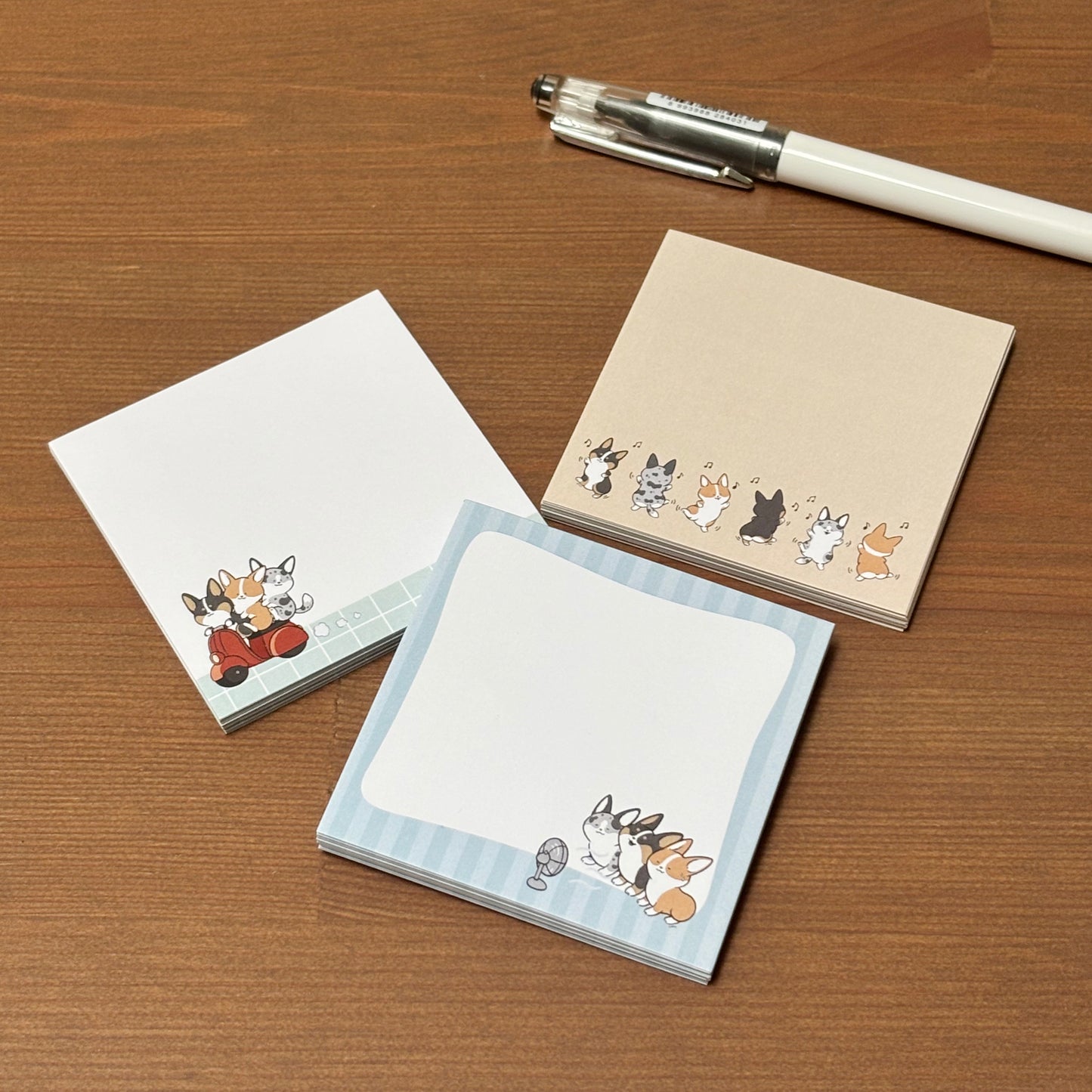 Corgi Memo Pads (Not Sticky)