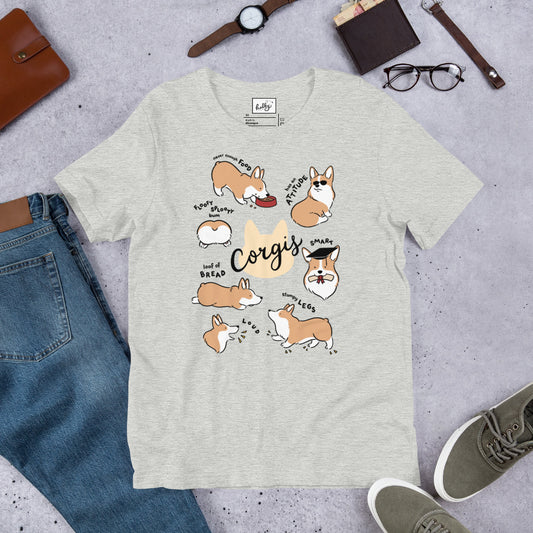 Corgi Traits Unisex t-shirt