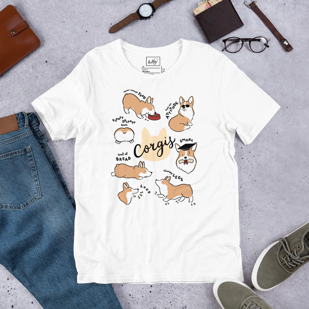 Corgi Traits Unisex t-shirt