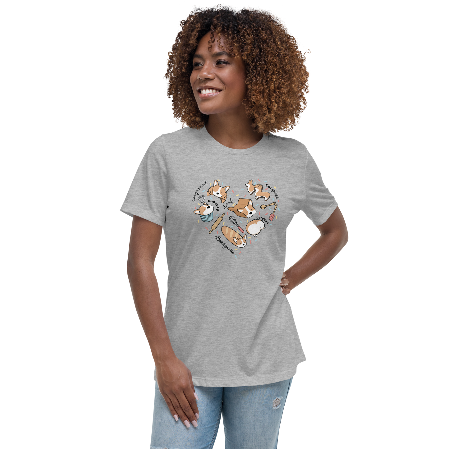 Corgi Bakery Women's Relaxed T-shirt