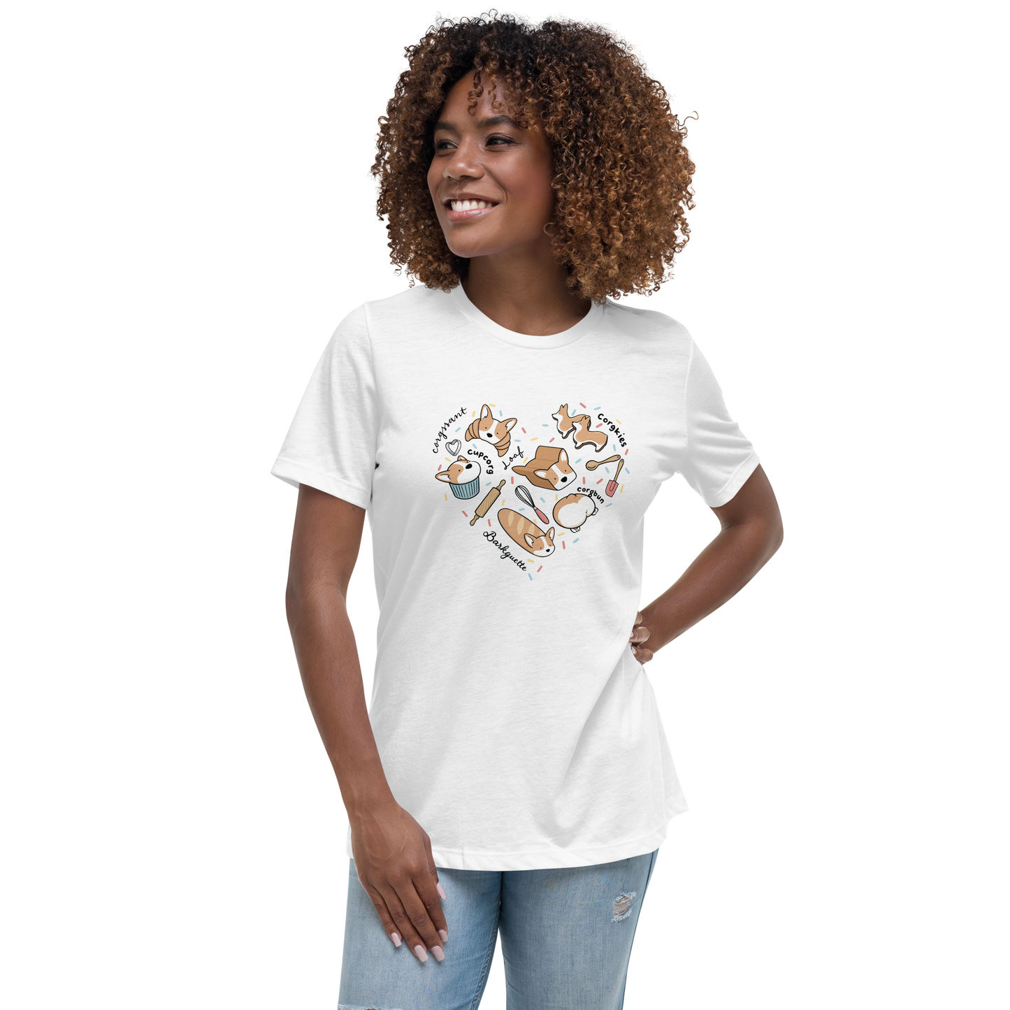 Corgi Bakery Women's Relaxed T-shirt